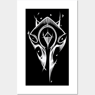 Horde Symbol Blk Posters and Art